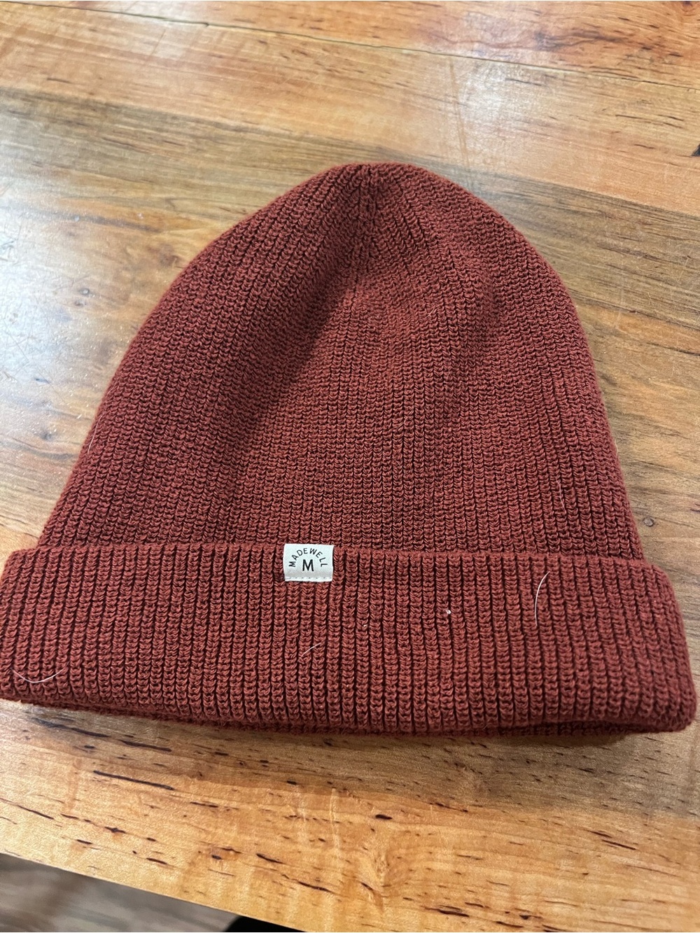 Madewell Rust Brown Knit Beanie